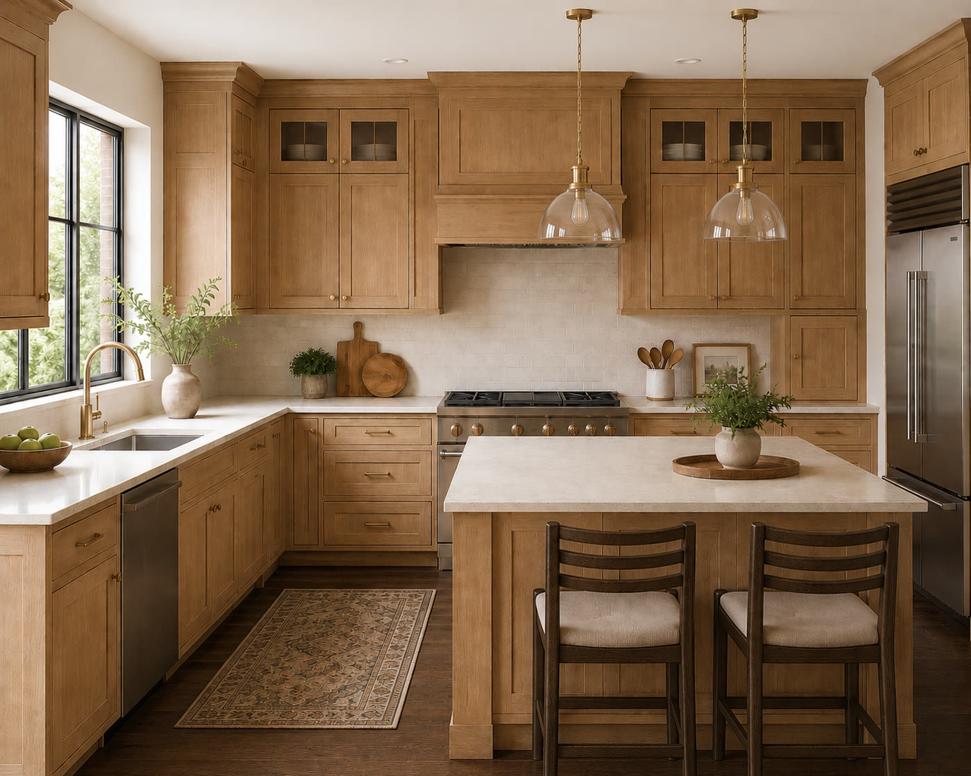 Dakota Fawn Shaker kitchen