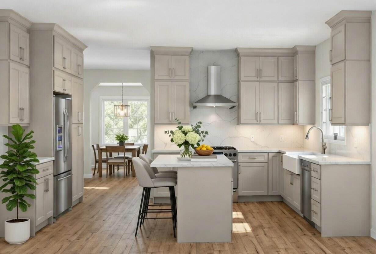 Dakota Oat Shaker kitchen